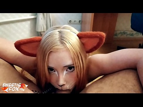 ❤️ Kitsune tragando polla y semen en la boca Porno duro en es.banglablog.top ❌️